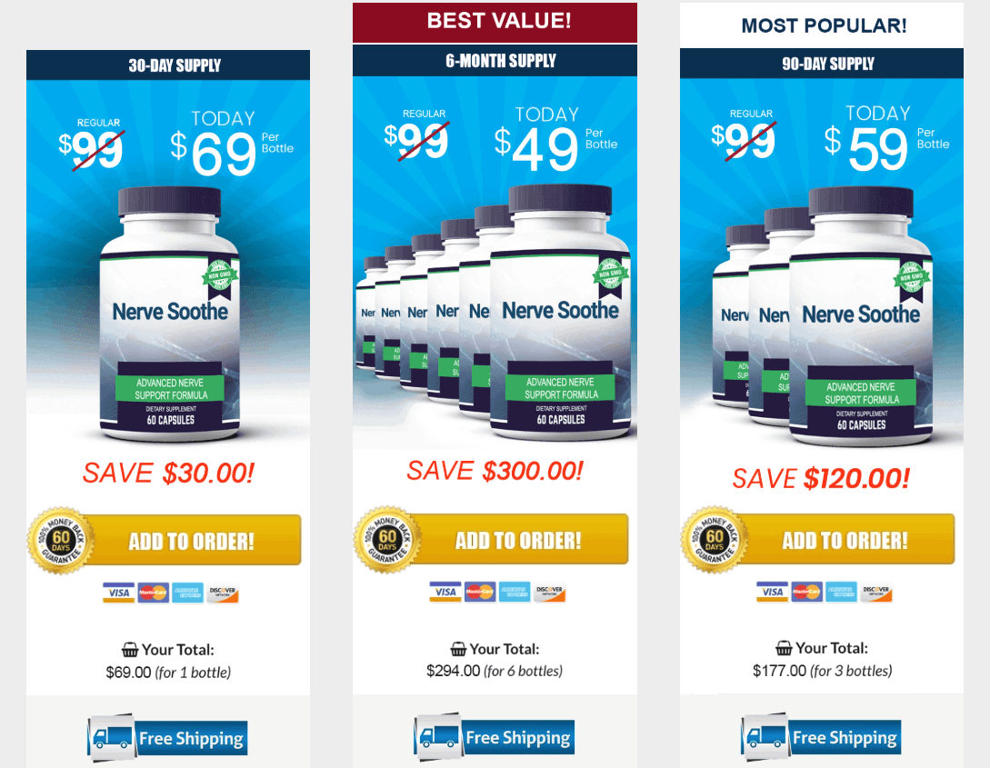 3 Day Nerve Soothe Offer